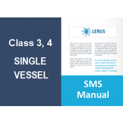 Customized SMS Manual - Class 3, 4 Single Vessel